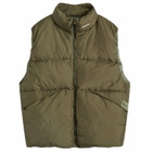 Neighborhood Men's Classic Down Vest in Olive Drab