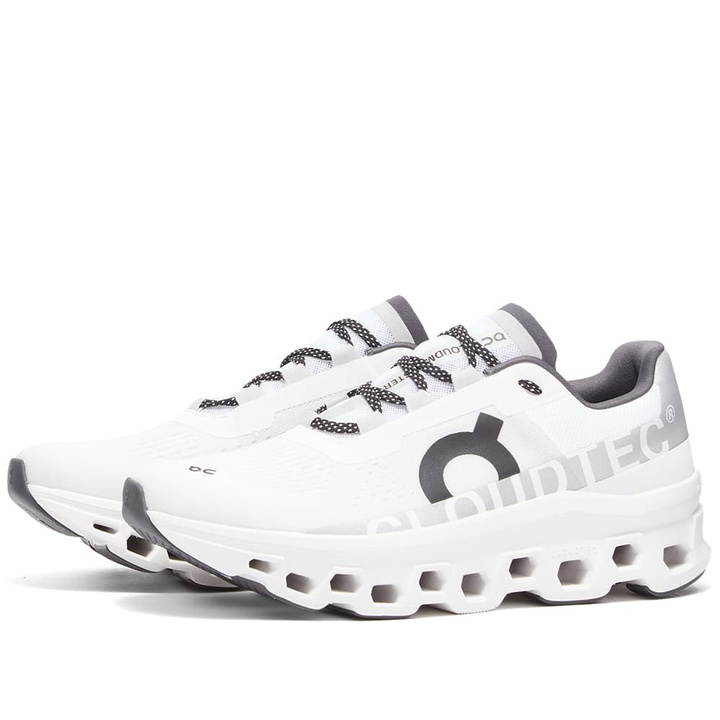 Photo: ON Men's Running Cloudmster Sneakers in All White