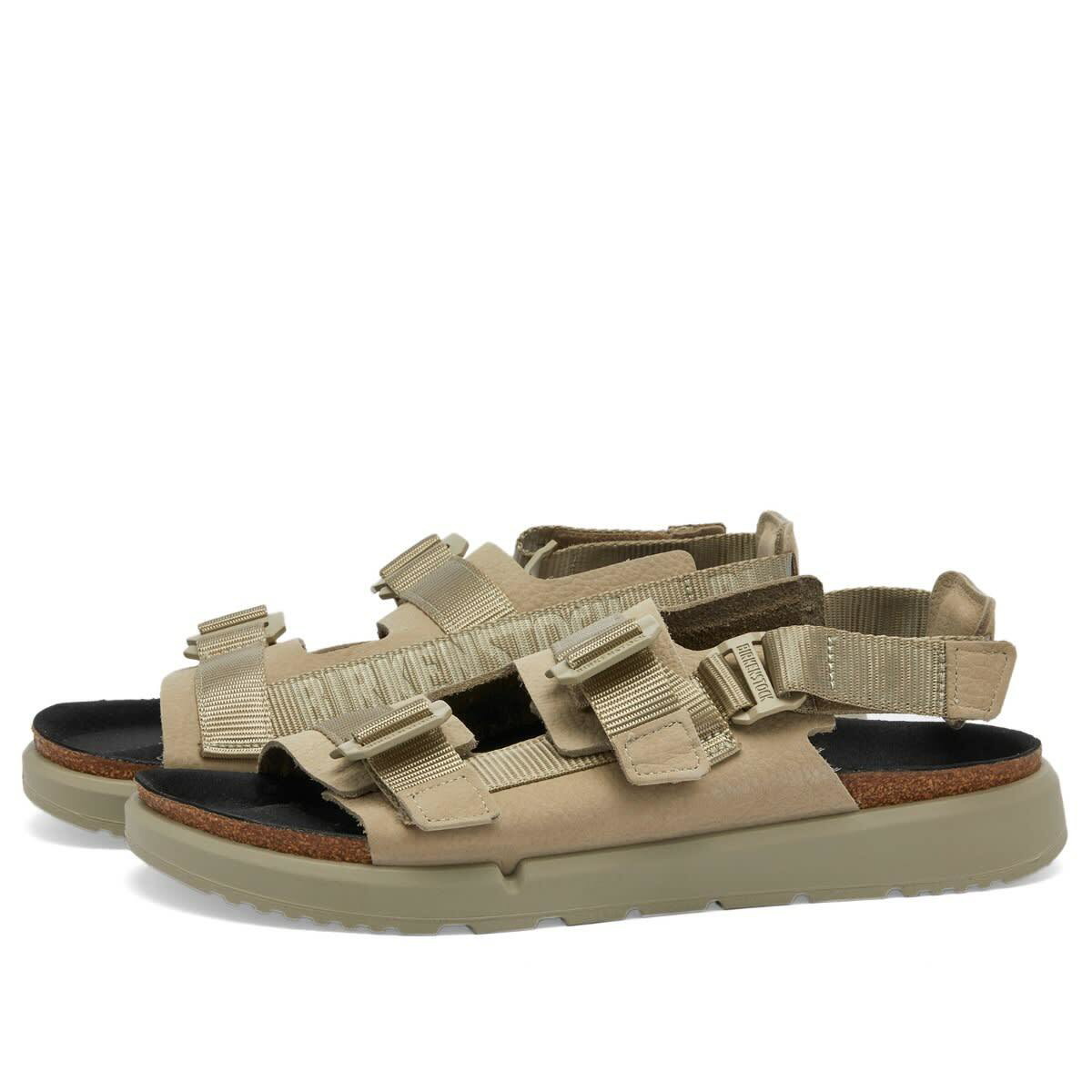 正規品★BIRKENSTOCK 新宿 Shinjuku Natural Leather/Textile Eucalyptus | BIRKENSTOCK