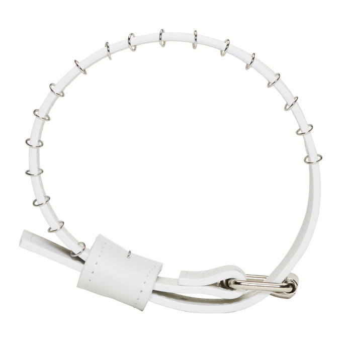 Ribeyron White Pierced Choker