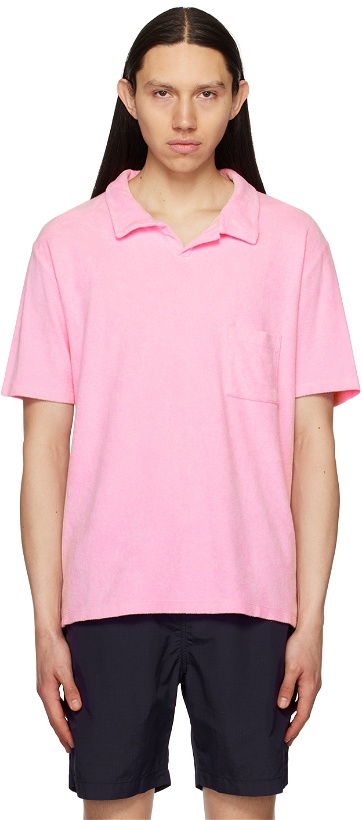 Photo: Universal Works Pink Vacation Polo
