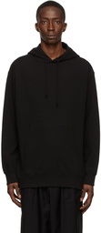 Yohji Yamamoto Black Cotton Hoodie