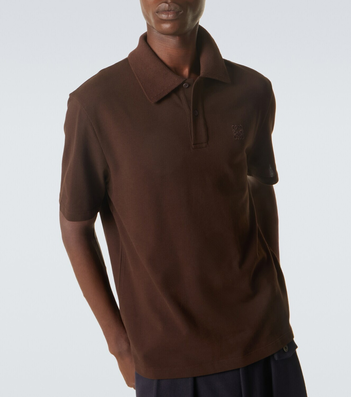 Loewe Anagram cotton piqué polo shirt