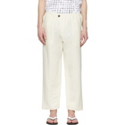 Jan-Jan Van Essche Off-White Washi Twill Trousers