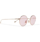 Native Sons - Seeger 47 Round-Frame Gold-Tone Sunglasses - Gold