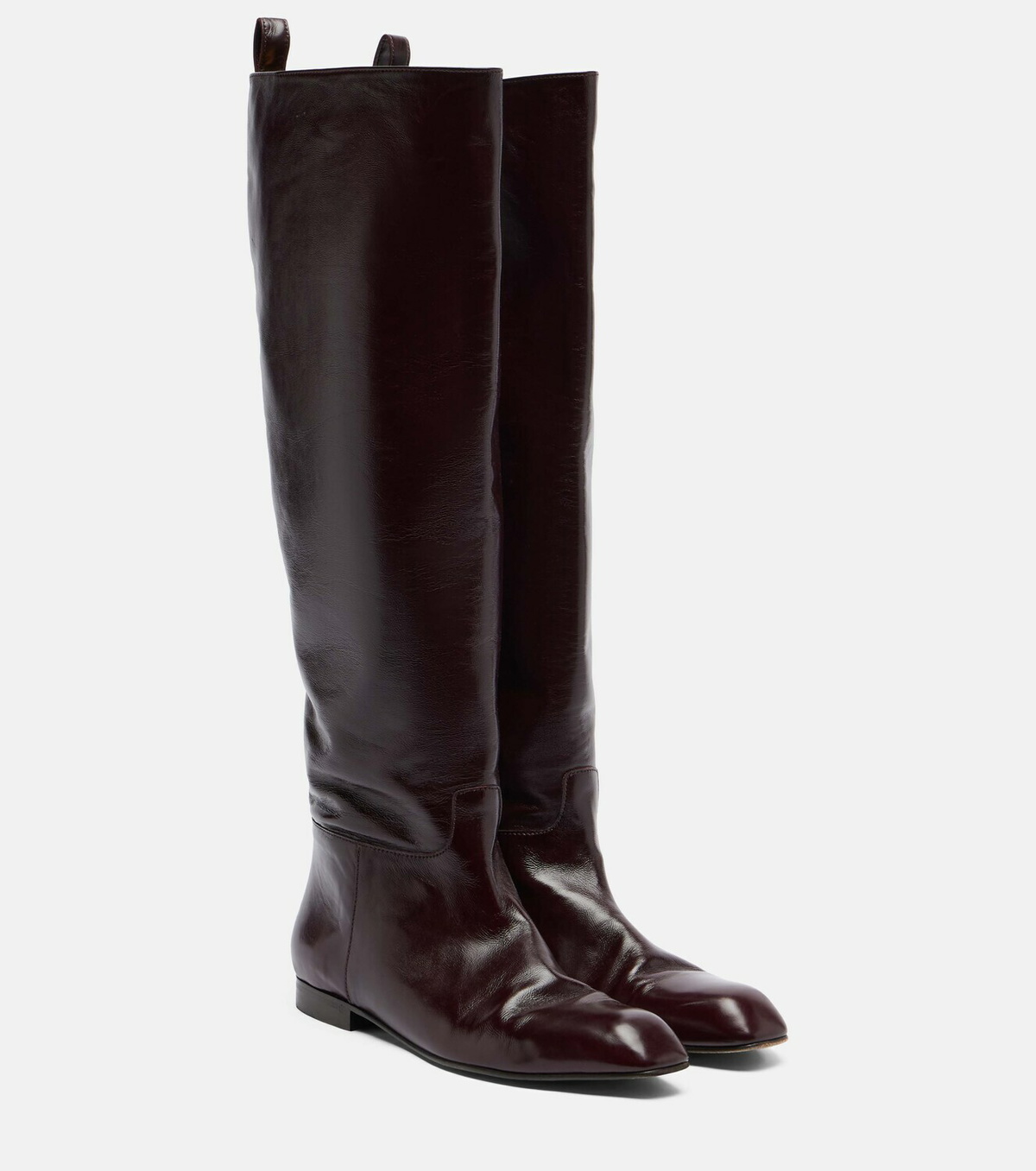 Khaite Colt leather knee-high boots