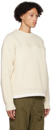 sacai Off-White Sports Mix Sweater