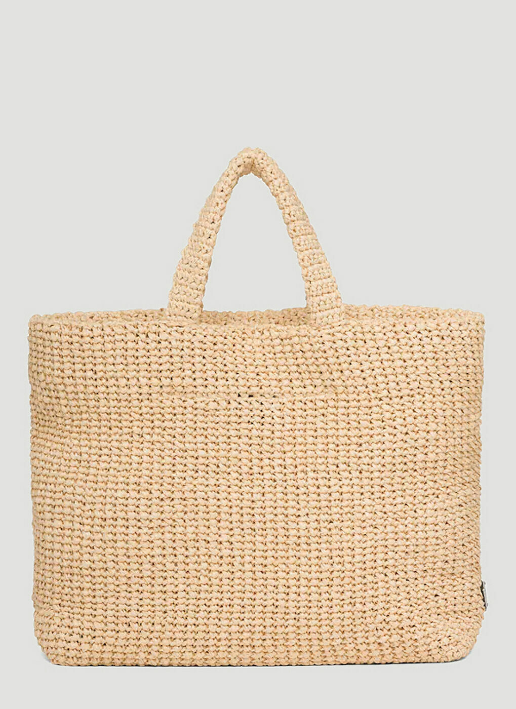 Prada - Raffia Tote Bag in Beige Prada