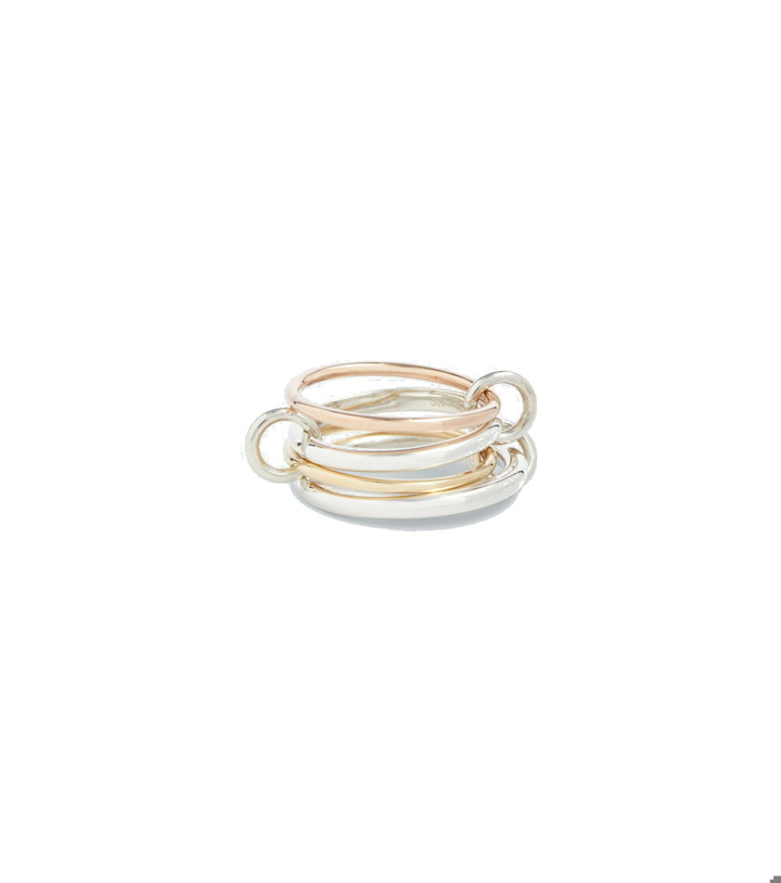Photo: Spinelli Kilcollin - Hyacinth sterling silver, 18kt gold, and rose gold ring