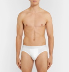 Calvin Klein Underwear - Stretch-Modal and Cotton-Blend Briefs - Men - White