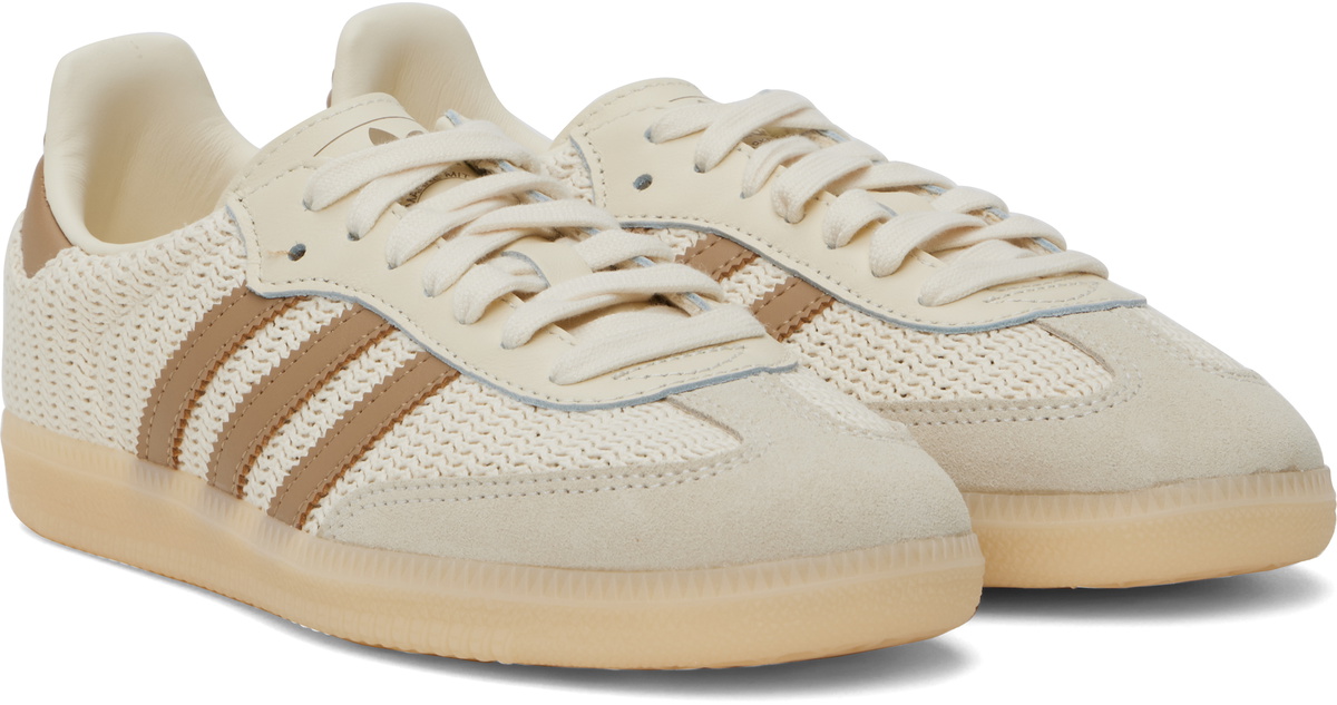 adidas gazelle silver green womens adidas Originals Samba OG 'Off White Sandy Pink Gum' (WMNS)