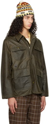 Bode Khaki Waxed Jacket