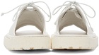 Marsèll White Sanpomice Sandals