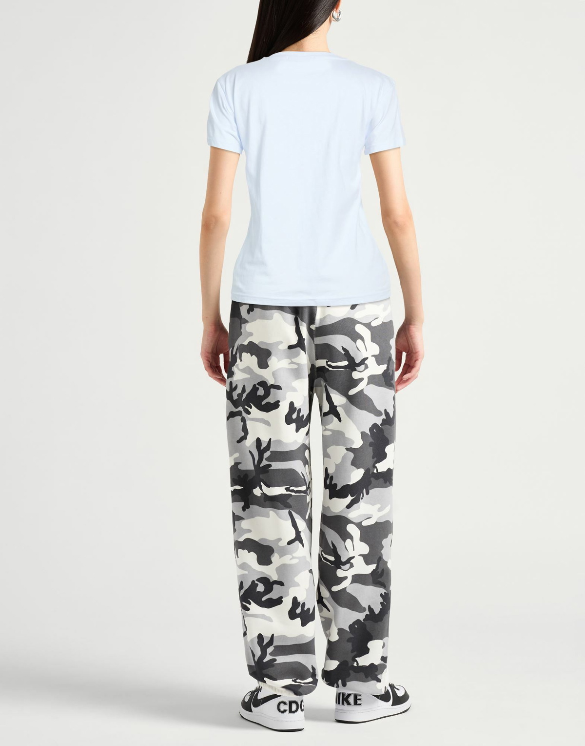 Shoe Womens T-shirt in Sky blue