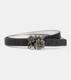 Roger Vivier Bouquet Strass belt