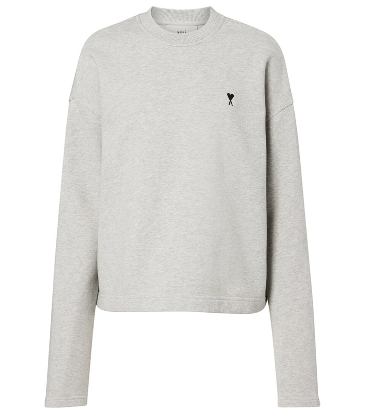 Photo: Ami Paris Ami de Cœur cotton fleece sweatshirt