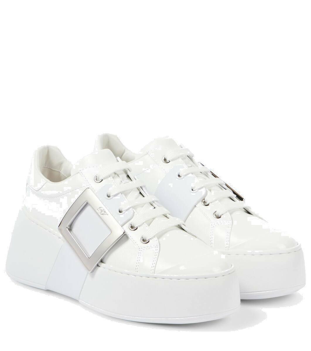Roger Vivier Viv' Skate leather sneakers Roger Vivier