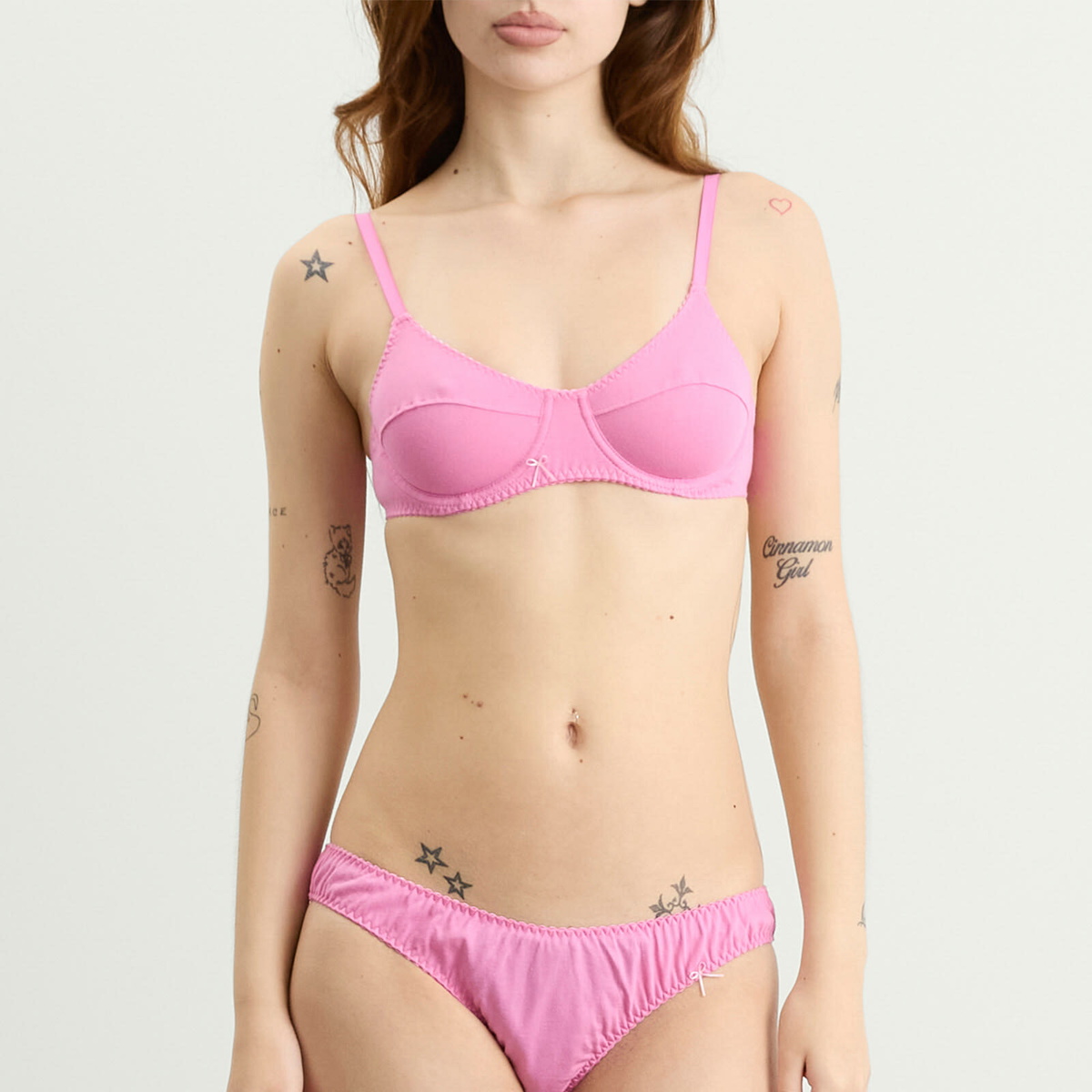 Fruity Booty Women's Cotton Jersey Bra in Pink