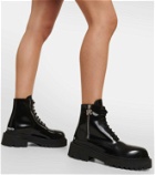 Palm Angels Leather combat boots