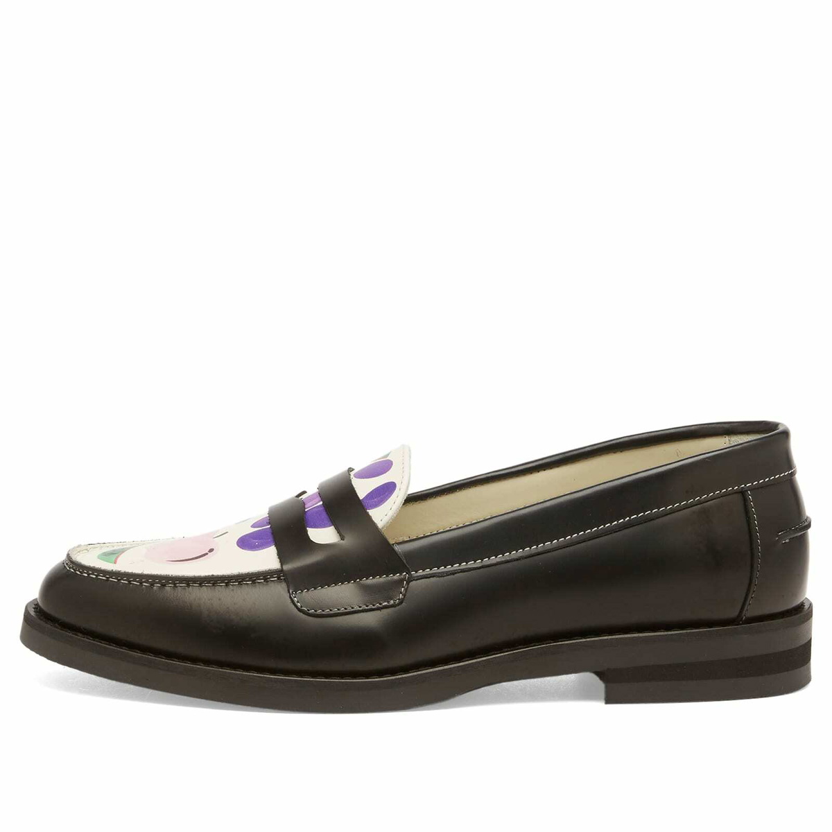 Duke + Dexter Women's Wilde Fruit Salad Penny Loafer in Multi