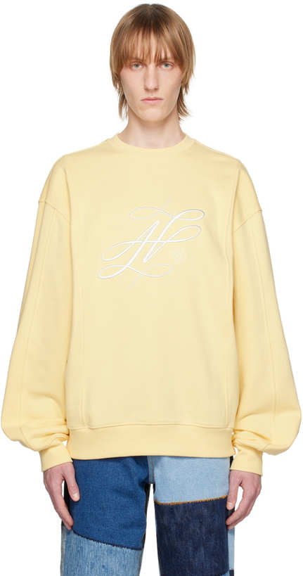 Photo: ADER error Yellow Embroidered Sweatshirt