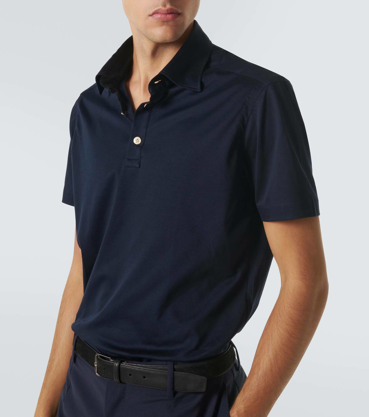 Kiton Cotton polo shirt