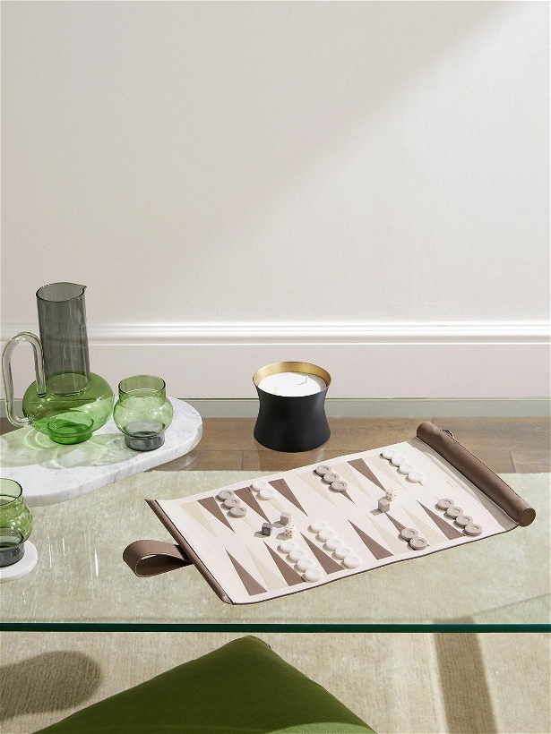 Photo: Brunello Cucinelli - Leather and Krion® Backgammon Set