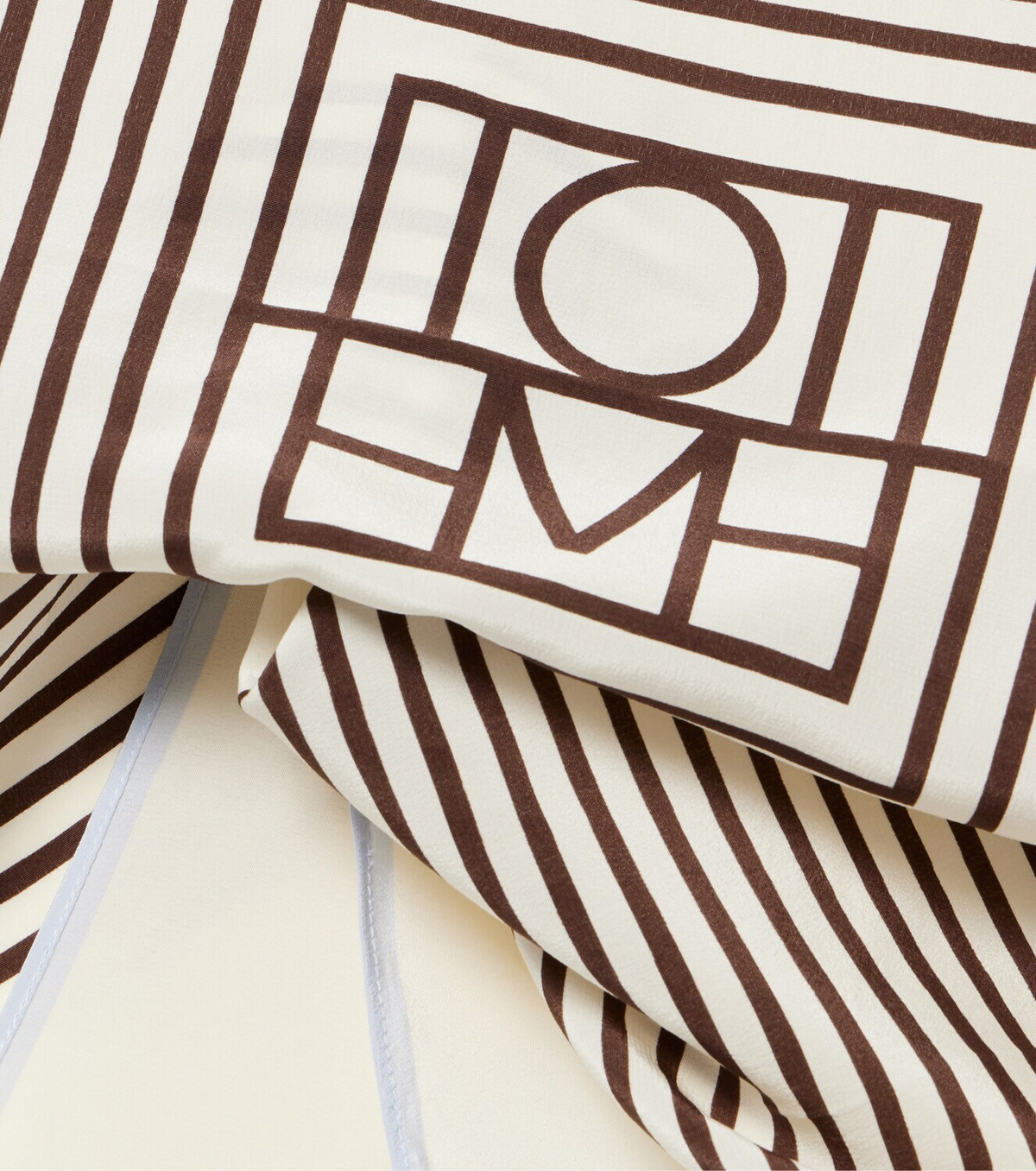Toteme Monogram silk scarf