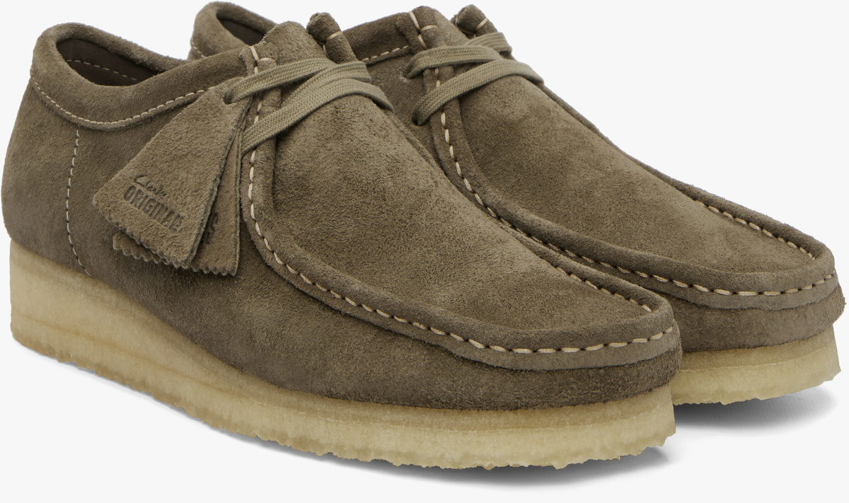 Clarks Originals Gray Wallabee Derbys