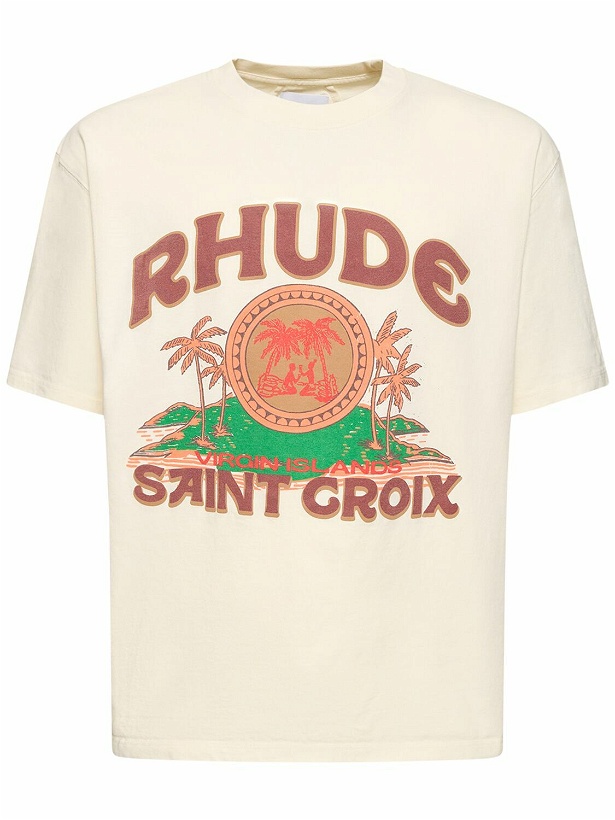 Photo: RHUDE - Saint Croix Cotton T-shirt