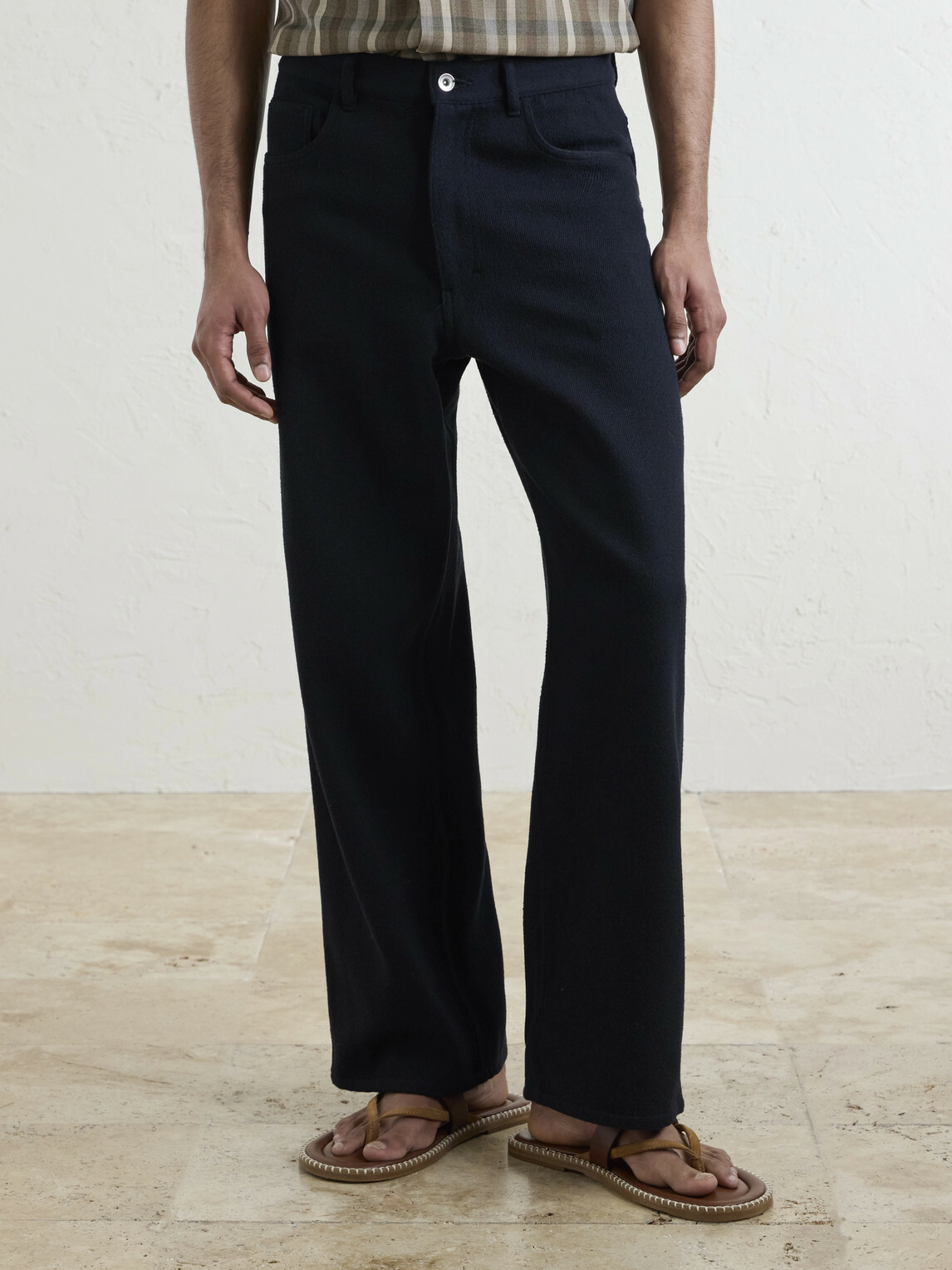 Auralee - Wide-Leg Jeans - Black