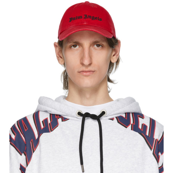 Photo: Palm Angels Red Classic Logo Cap