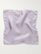 TOM FORD - Contrast-Tipped Silk-Twill Pocket Square