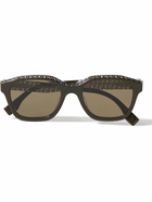 Fendi - D-Frame Logo-Print Acetate Sunglasses