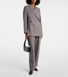 Jil Sander Double-breasted wool gabardine blazer