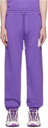 AMIRI Purple Mock-Fly Sweatpants