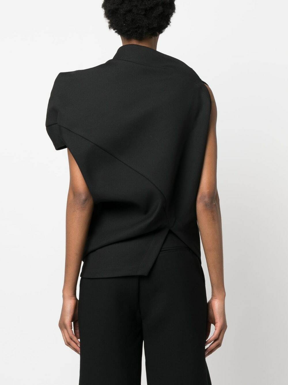 ISSEY MIYAKE - Cotton Blend Asymmetric Top