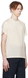 Ostrya Off-White Wool T-Shirt