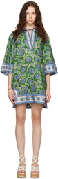 ZIMMERMANN Green Junie Minidress