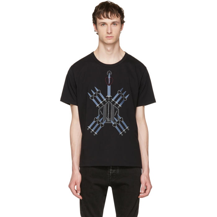 Photo: Valentino Black Love Blade T-Shirt