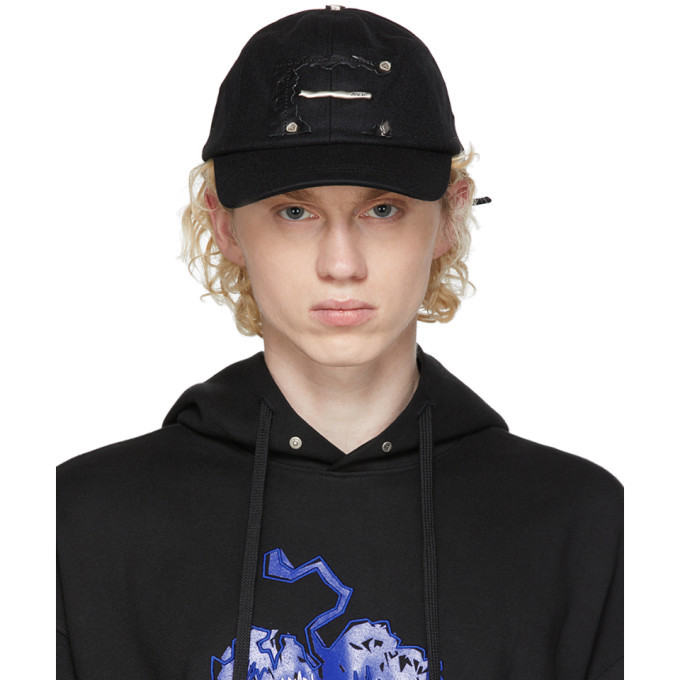 Photo: ADER error Black Torn Label Cap