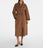 'S Max Mara Virgin wool wrap coat