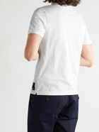 FENDI - Logo-Embroidered Cotton-Jersey T-Shirt - White