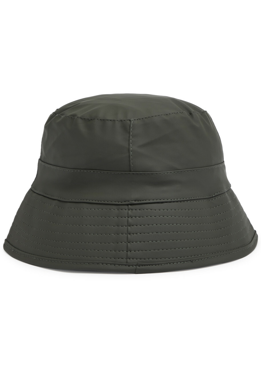 Rains Rubberised Bucket hat Dark Green