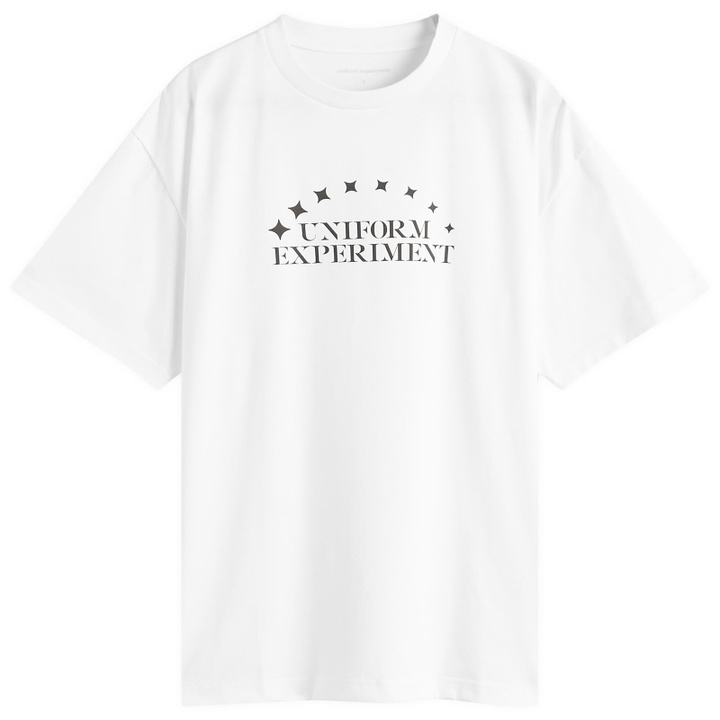 Photo: Uniform Experiment Men's Stencil Logo T-Shirt in White