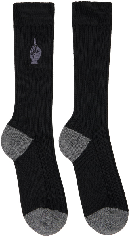 Photo: sacai Black Gonz Edition One Love Socks