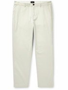 Club Monaco - Connor Slim-Fit Cotton-Blend Twill Trousers - Neutrals