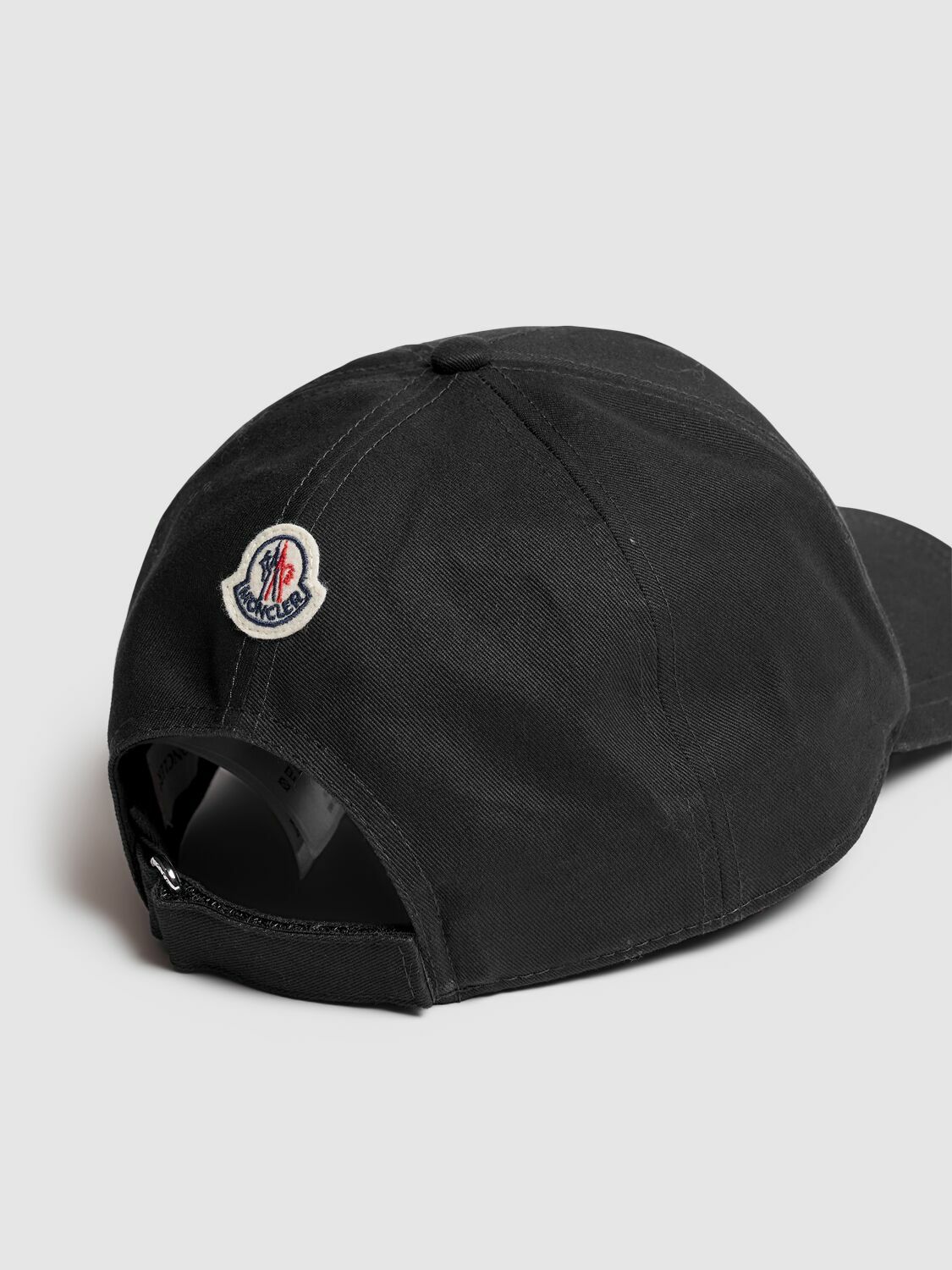 MONCLER Logo Cotton Gabardine Baseball Cap Moncler