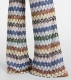 Missoni Knitted lamé flared pants