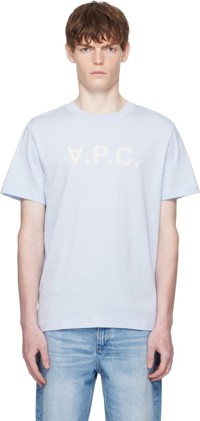 Photo: A.P.C. Blue Standard Grand 'VPC' T-shirt